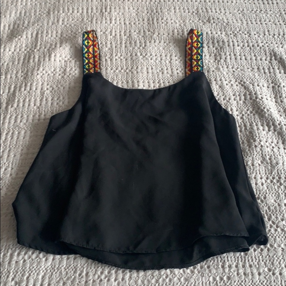 Black tank top